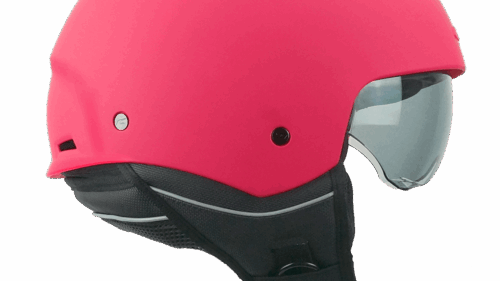 Casco CGM 111A SLOT MONO Rosa fluo opaco / S