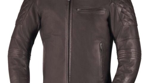 Giacca in pelle IXS Classic LD Jacket ELIOTT Marrone / 52