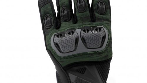 Guanti IXS Tour LT Glove Montevideo Air S Nero/Green / M
