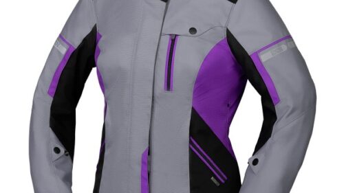 Giacca in tessuto IXS Tour Women Jacket FINJA-ST 2.1 Nero/Grigio/Viola / DL