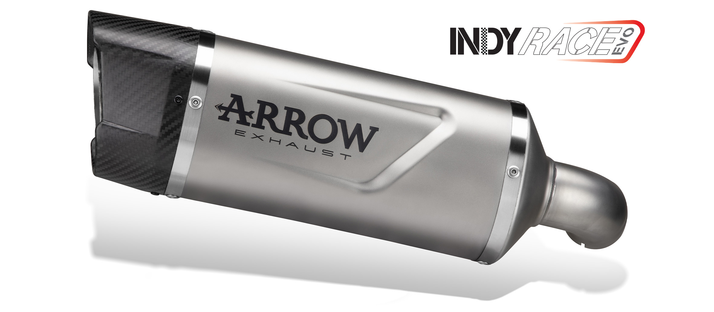 Arrow Terminale Indy Race EVO alluminio Dark" con fondello carby" Benelli TRK 502 X 2021-2023