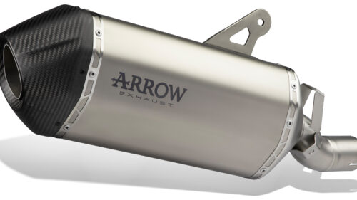 Arrow Terminale Sonora titanio con fondello carby Aprilia Tuareg 660 2022-2023