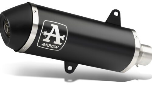 Arrow Terminale Urban alluminio Dark" con fondello "Dark"" Kymco XCITING 400i 2017-2018
