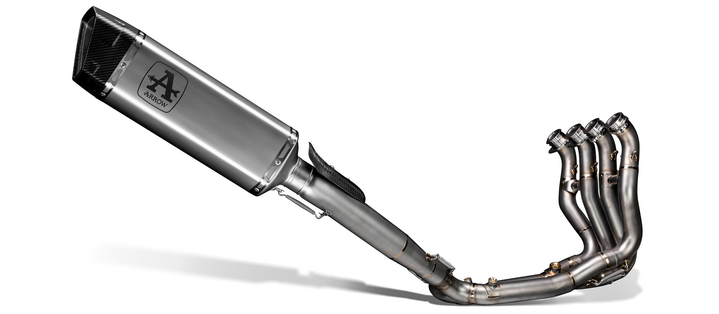 Arrow Kit completo COMPETITION con dBKiller con fondello carby Yamaha YZF R1 2017-2019