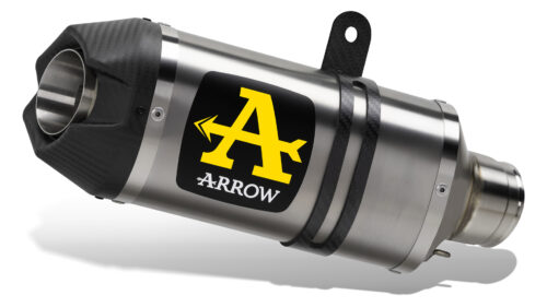 Arrow Terminale Indy Race alluminio Dark" con fondello carby" Kawasaki NINJA 400 2023-