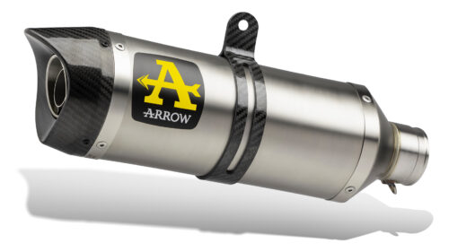 Arrow Terminali Thunder alluminio (Dx+Sx) con fondello carby Aprilia DORSODURO 750 2009-2017