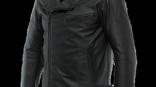 CHIODO LEATHER JACKET DAINESE