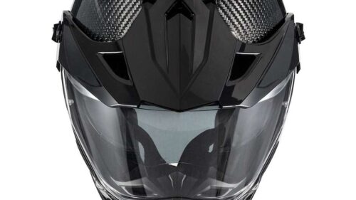 Casco Moto Integrale Touring PREMIER DISCOVERY CARBON in Carbonio Nero