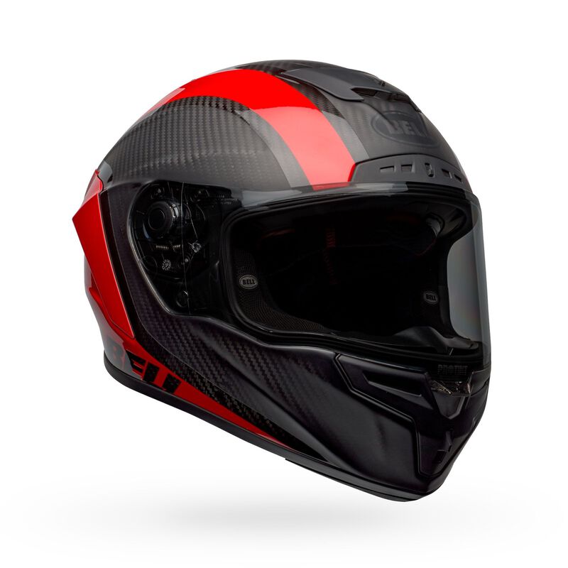 CASCO BELL RACE STAR DLX TANTRUM 2 NERO/ROSSO OPACO/LUCIDO XL