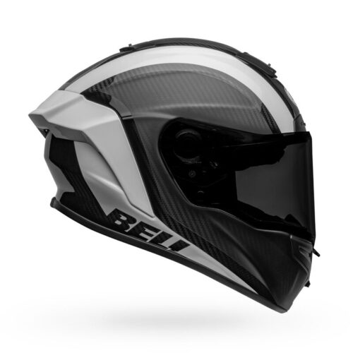 CASCO BELL RACE STAR DLX TANTRUM 2 NERO/BIANCO OPACO/LUCIDO M